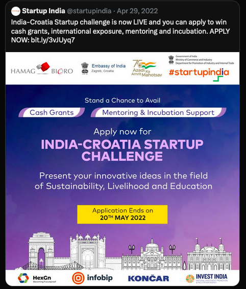 India-Croatia Startup Challenge